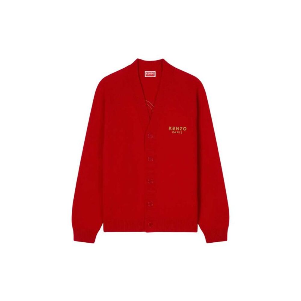 Kenzo Men "Boke Flower" Wool Cardigan